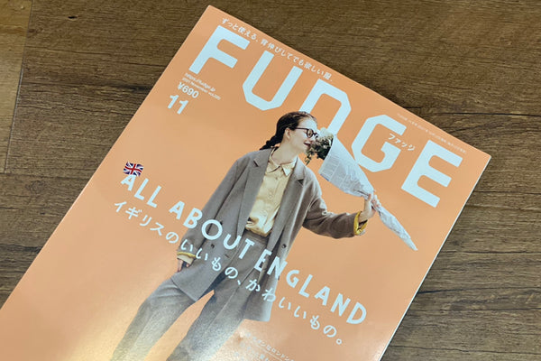 FUDGE 11月号掲載【UNIVERSALOVERALL】