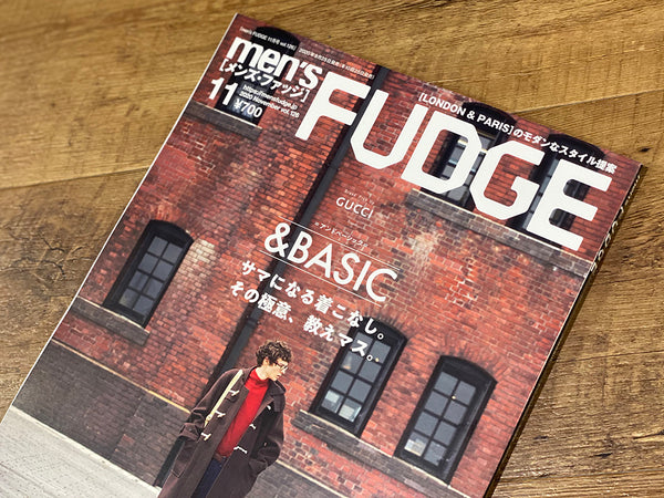 Men's FUDGE 11月号掲載【UNIVERSAL OVERALL】