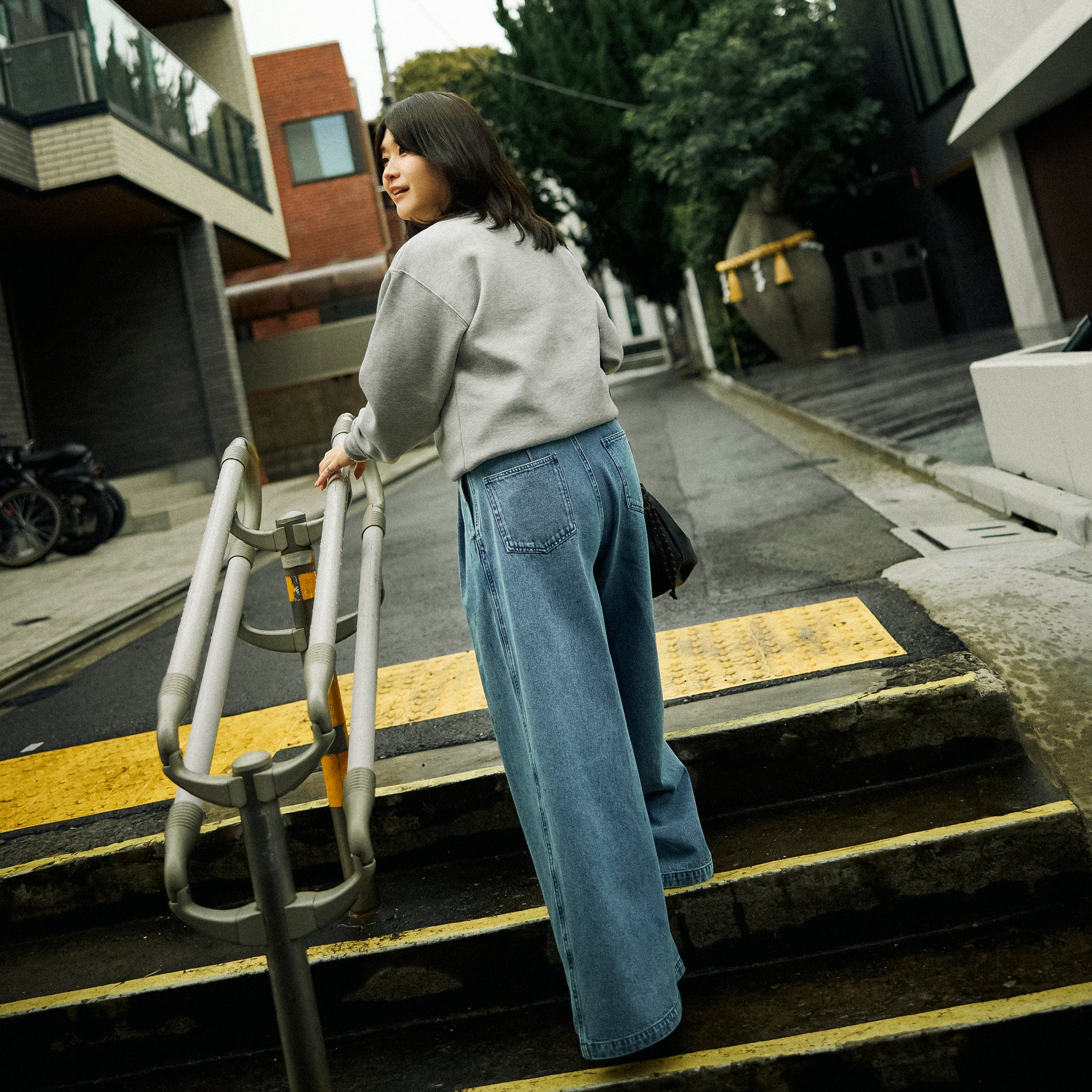 HIGH WAIST WIDE PANTS【UO2532601】