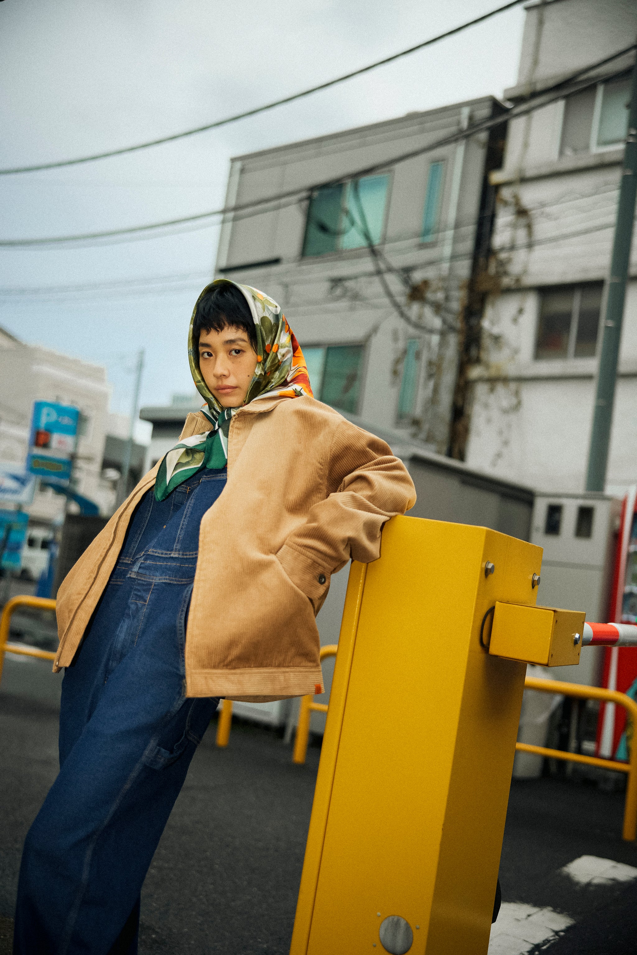 DENIM OVERALL【UO2541800】