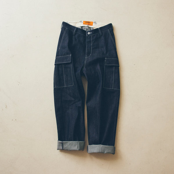 DENIM CARGO PANTS【U2433652】