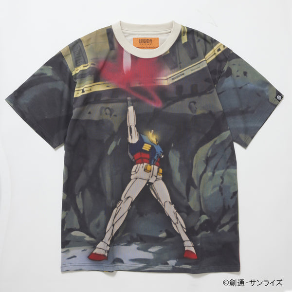 STRICT-G UNIVERSAL OVERALL『機動戦士ガンダム』ラストシューティングパネルTシャツ【2750140】