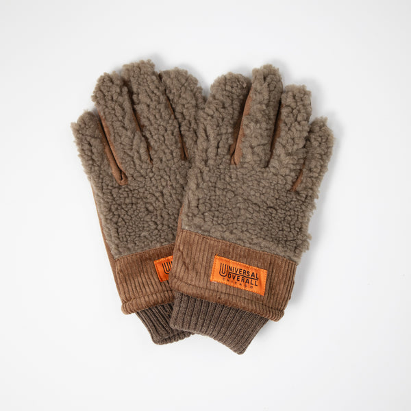 ボア×コーデュロイグローブ【T1283】