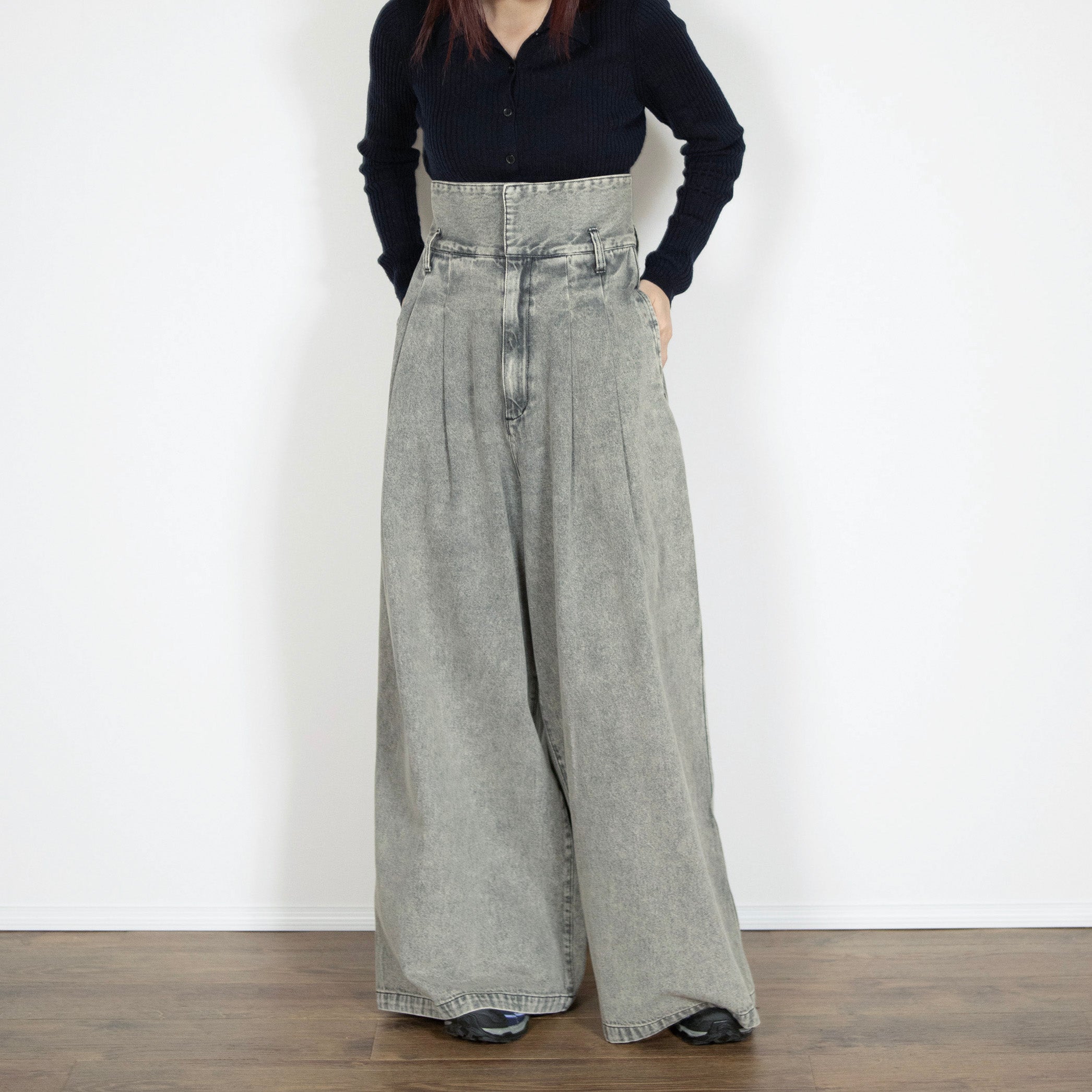 HIGH WAIST WIDE PANTS【UO2532601】
