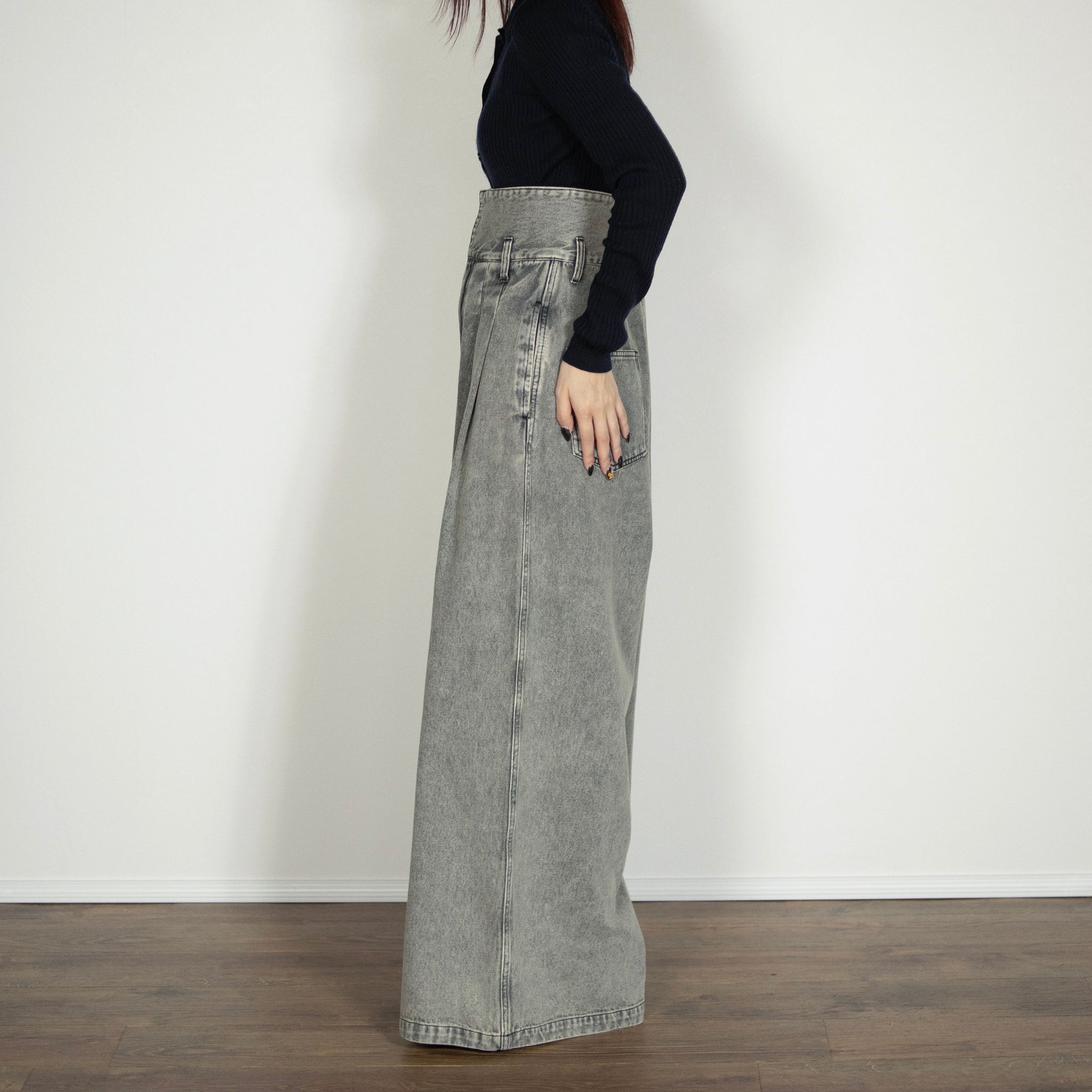 HIGH WAIST WIDE PANTS【UO2532601】